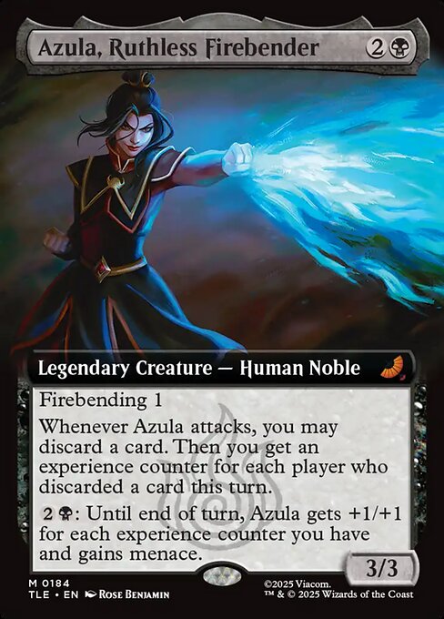 TLE: Azula, Ruthless Firebender (Extended Art) (Foil)