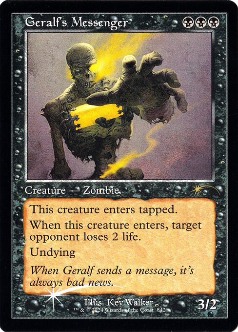 SLD: Geralf's Messenger (842) (Retro Frame) (Foil)