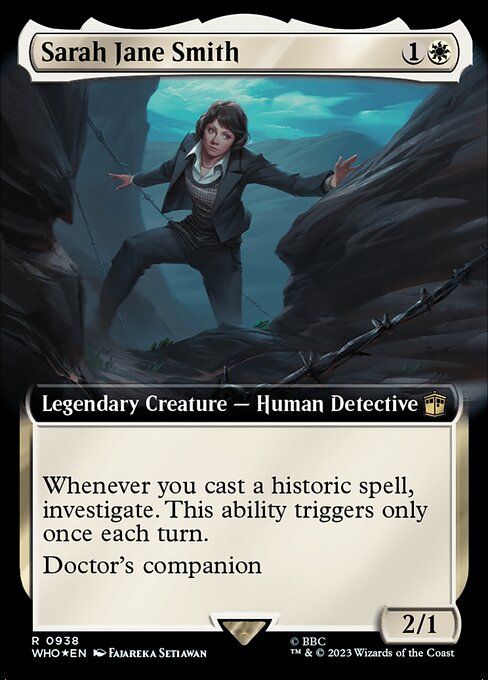 WHO: Sarah Jane Smith (Extended Art) (Surge Foil)