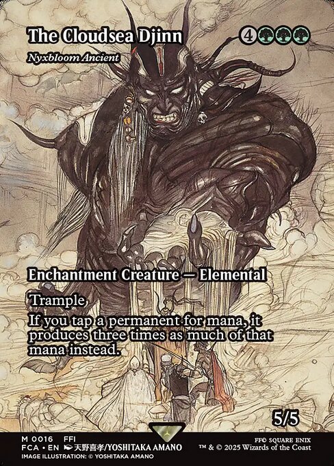 FCA: The Cloudsea Djinn - Nyxbloom Ancient (Showcase) (Foil)