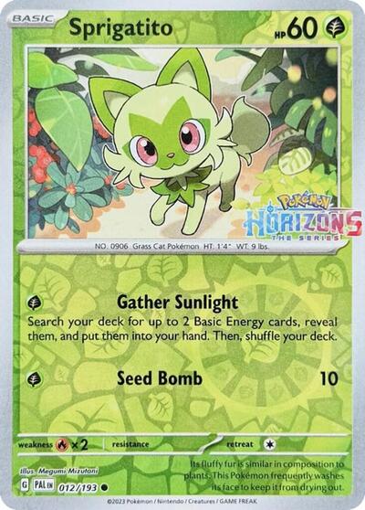 MCAP: Sprigatito - 012/193 (Reverse Holofoil)