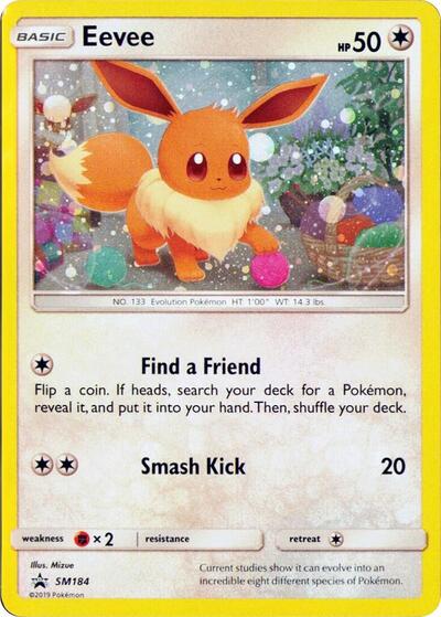 SMP: Eevee - SM184 (Cosmos Holo) (Holofoil)