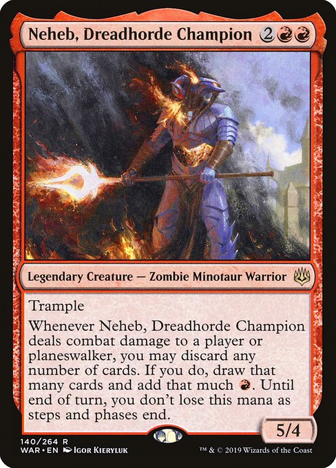 WAR: Neheb, Dreadhorde Champion (Foil)