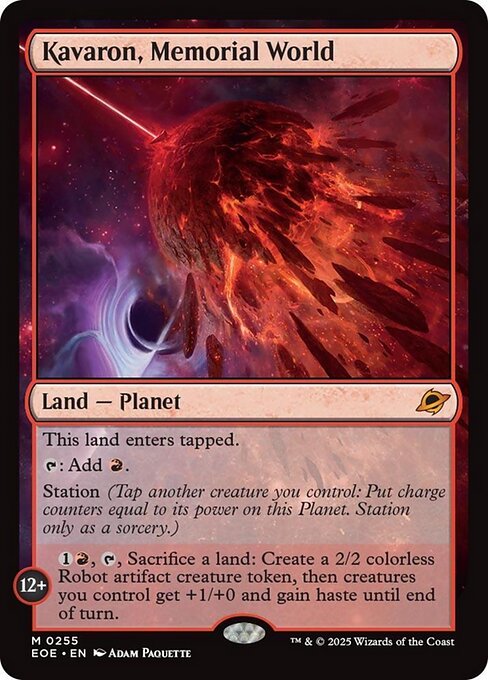 EOE: Kavaron, Memorial World (Foil)