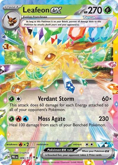 PRE: Leafeon ex - 006/131 (Holofoil)