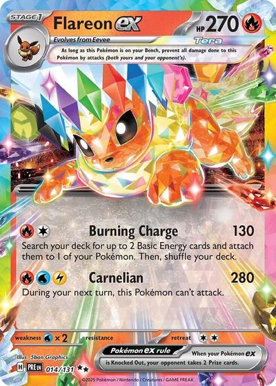 PRE: Flareon ex - 014/131 (Holofoil)