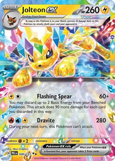 PRE: Jolteon ex - 030/131 (Holofoil)