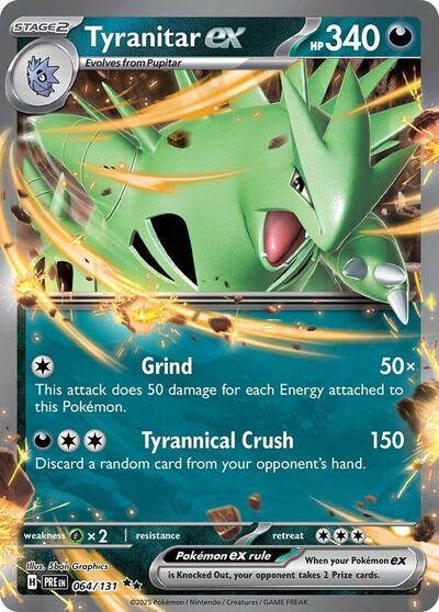 PRE: Tyranitar ex (Holofoil)