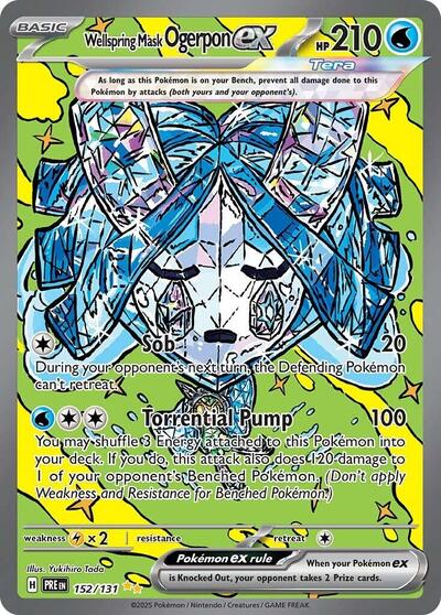 PRE: Wellspring Mask Ogerpon ex - 152/131 (Holofoil)