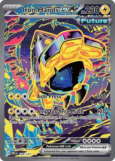 PRE: Iron Hands ex - 154/131 (Holofoil)