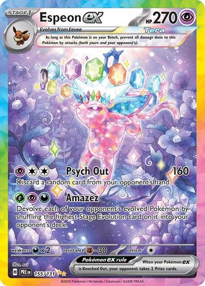 PRE: Espeon ex - 155/131 (Holofoil)