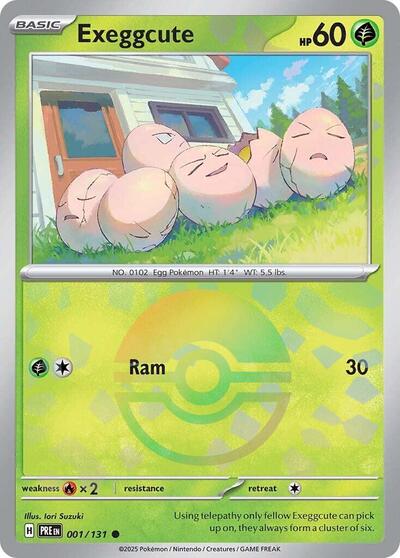 PRE: Exeggcute (Poke Ball Pattern) (Holofoil)