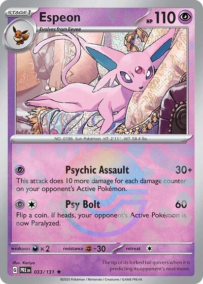 PRE: Espeon (Poke Ball Pattern) (Holofoil)