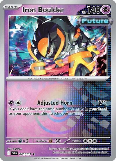 PRE: Iron Boulder (Poke Ball Pattern) (Holofoil)