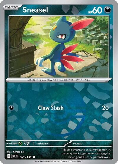 PRE: Sneasel (Poke Ball Pattern) (Holofoil)