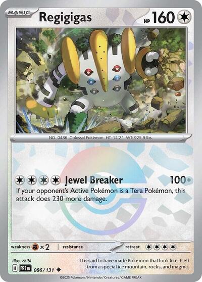 PRE: Regigigas (Poke Ball Pattern) (Holofoil)