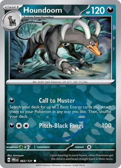 PRE: Houndoom (Master Ball Pattern) (Holofoil)