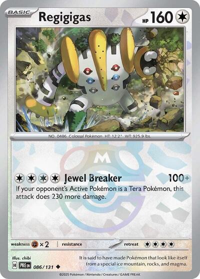 PRE: Regigigas (Master Ball Pattern) (Holofoil)