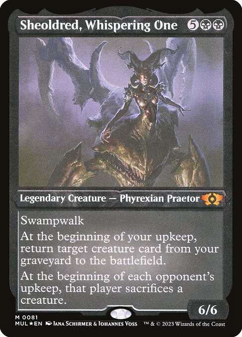 MUL: Sheoldred, Whispering One (Foil Etched)