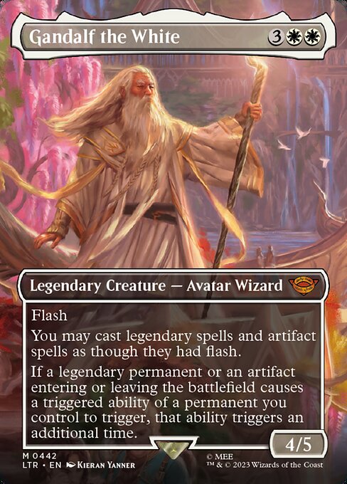 LTR: Gandalf the White (Borderless) (Foil)