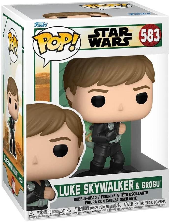 Star Wars: Book of Boba Fett - Luke Skywalker & Grogu Pop! Vinyl Figure (583)