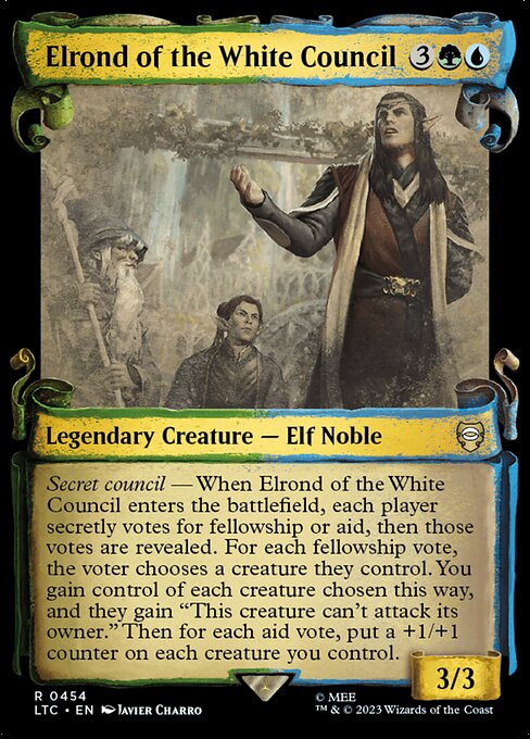 LTC: Elrond of the White Council (Showcase Scrolls) (Foil)