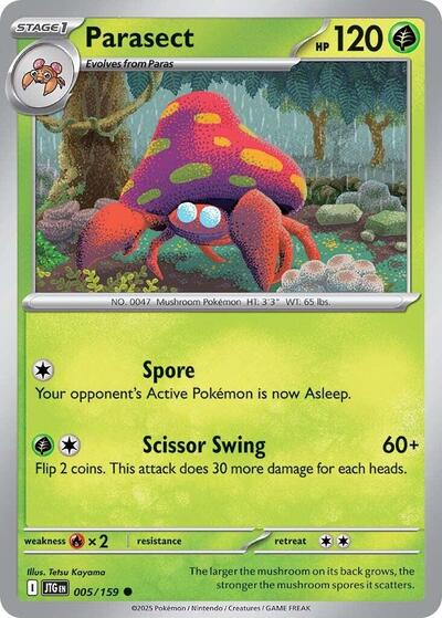 JTG: Parasect (Reverse Holofoil)