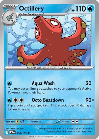 JTG: Octillery (Reverse Holofoil)