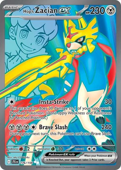 JTG: Hop's Zacian ex - 176/159 (Holofoil)