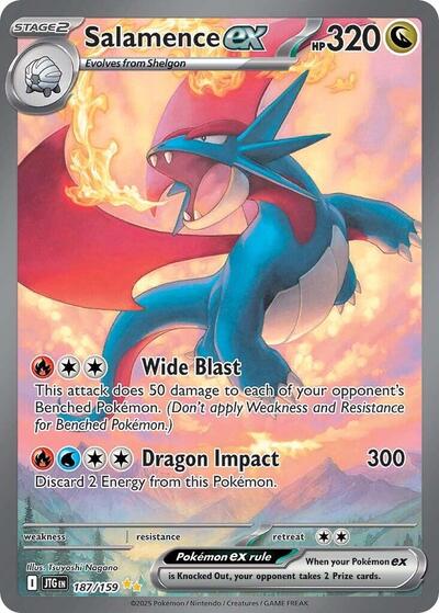 JTG: Salamence ex - 187/159 (Holofoil)