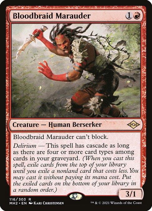 MH2: Bloodbraid Marauder (Foil)