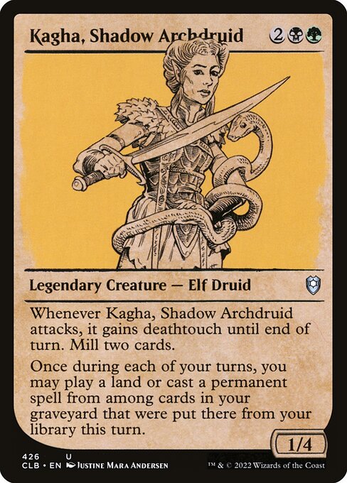 CLB: Kagha, Shadow Archdruid (Showcase) (Foil)