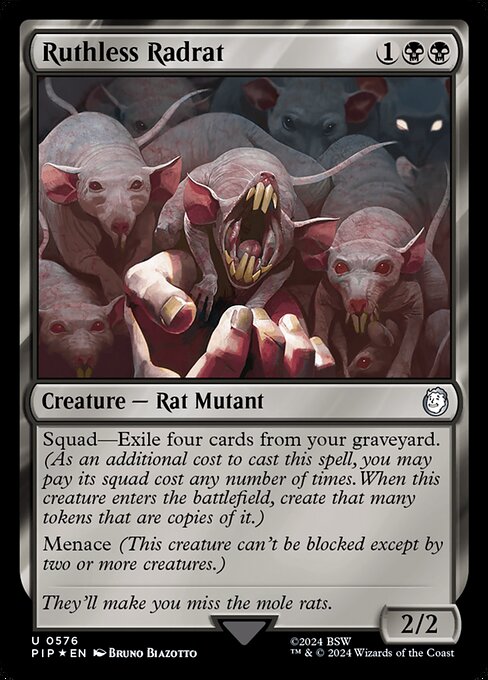 PIP: Ruthless Radrat (Surge Foil)