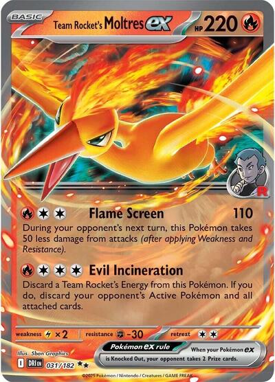 DRI: Team Rocket's Moltres ex (Holofoil)
