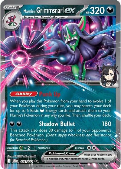 DRI: Marnie's Grimmsnarl ex (Holofoil)