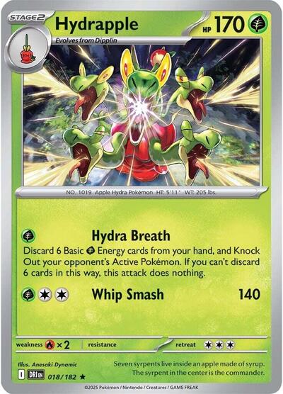 DRI: Hydrapple - 018/182 (Holofoil)