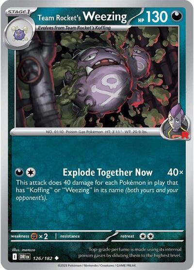 DRI: Team Rocket's Weezing - 126/182