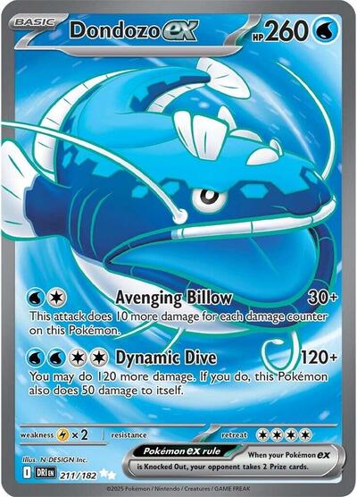 DRI: Dondozo ex - 211/182 (Holofoil)