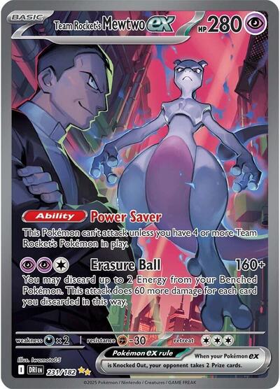 DRI: Team Rocket's Mewtwo ex - 231/182 (Holofoil)