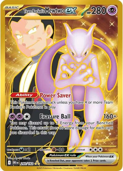 DRI: Team Rocket's Mewtwo ex - 240/182 (Holofoil)
