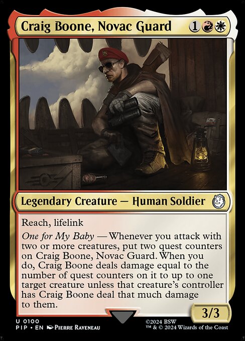 PIP: Craig Boone, Novac Guard (Foil)