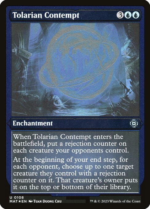 MAT: Tolarian Contempt (Foil Etched)