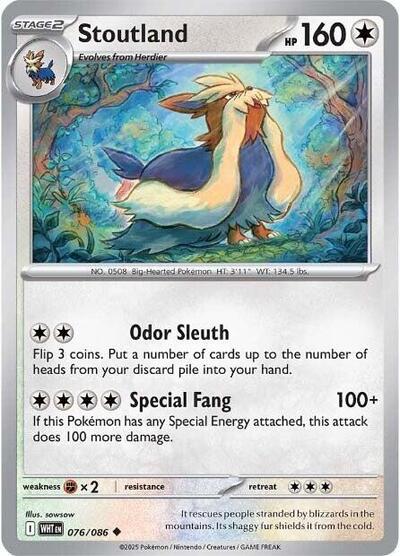 WHT: Stoutland (Reverse Holofoil)