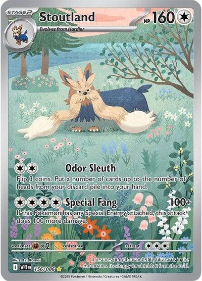 WHT: Stoutland - 156/086 (Holofoil)