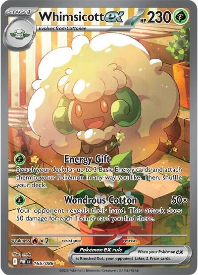 WHT: Whimsicott ex - 165/086 (Holofoil)