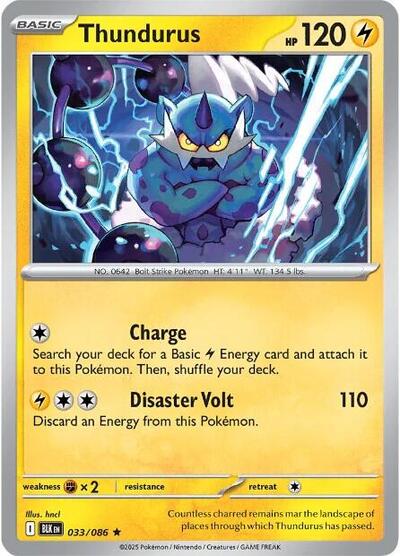 BLK: Thundurus (Reverse Holofoil)