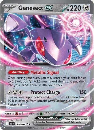 BLK: Genesect ex (Holofoil)