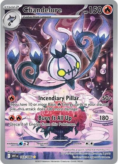 WHT: Chandelure - 103/086 (Holofoil)