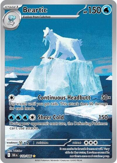 BLK: Beartic - 110/086 (Holofoil)