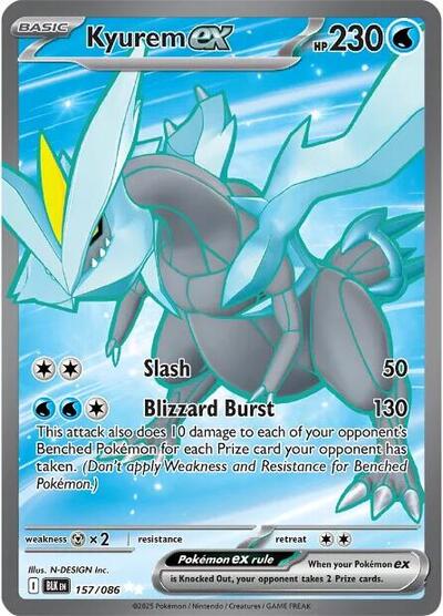 BLK: Kyurem ex - 157/086 (Holofoil)